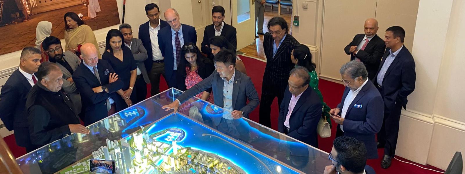 Colombo Port City Replica Unveiled In London